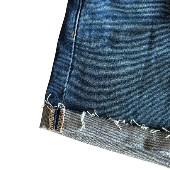 Gap Denim Shorts 5" Inseam Cut Offs Sz 4/27 Summer Beach Classic Casual Md Wash - Picture 7 of 14